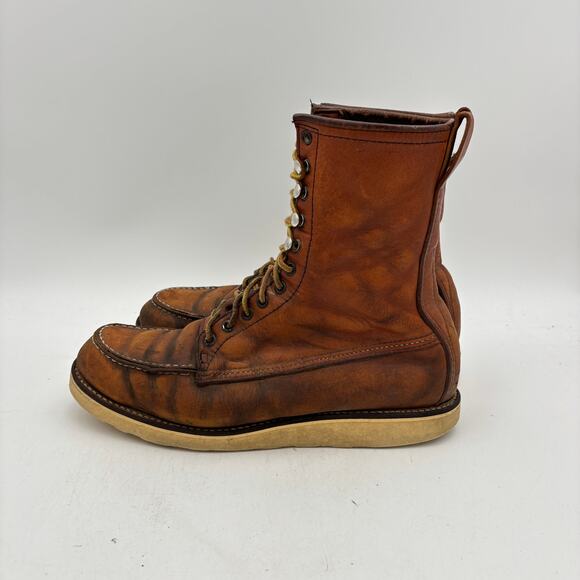 Vintage Red Wing Irish Setter Moc Toe Leather Work Boots Men\'s 11.5 Workwear main image 10